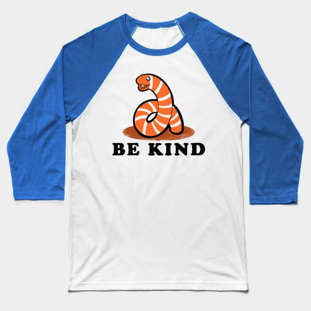 Be Kind Baseball T-Shirt by LVBart